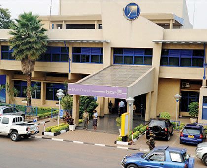 BCR Head offices in downtown Kigali. The New Times / File.