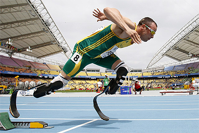 Oscar Pistorius is going to the Olympics. Net photo