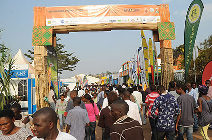 People throng last year's Expo. The New Times / File.