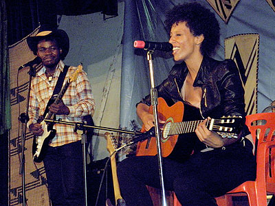 Shema and Natasha take to the stage.Photo by Andrew Israel