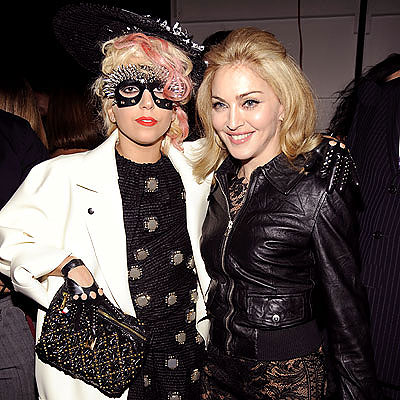 Lady GaGa and Madonna. Net photo