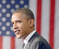 Barack Obama has pledged to tackle gun violence in the wake of the Colorado killing. Net photo.