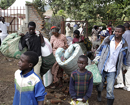 Congolese refugees  on arrival in Western Province. The Sunday Times / File.