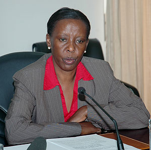 Foreign Affairs Minister Louise Mushikiwabo.  The New Times / File.