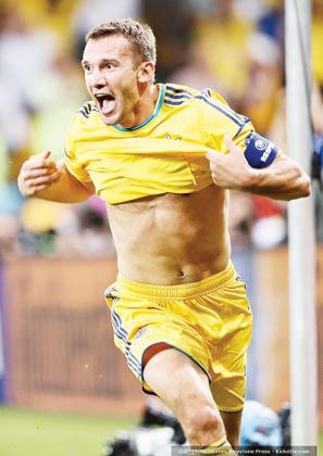 Shevchenko was his country's talisman for more than a decade. Net photo.