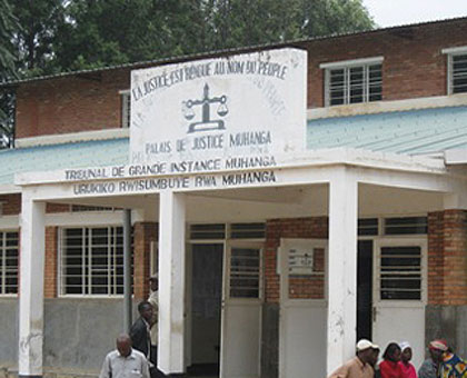 Muhanga Intermediate Court. The New Times / JP. Bucyensenge.