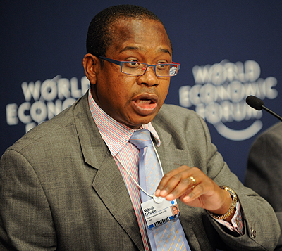 AfDB's Professor Mthuli Ncube. Xinhua photo.