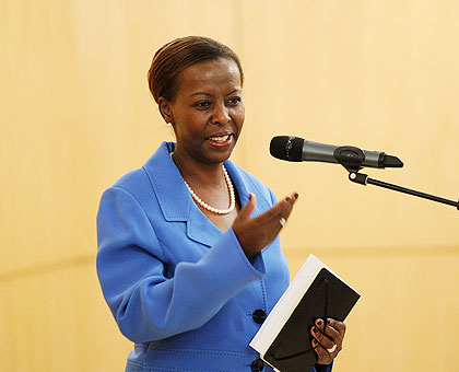 Foreign Affairs Minister Louise Mushikiwabo