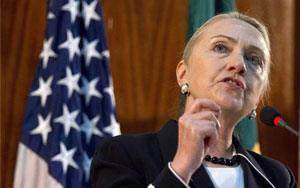 U.S. Secretary of State Hillary Clinton. 