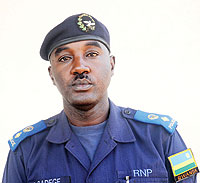 Police spokesperson Sup.Theos Badege. The New Times / File.