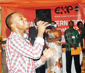 King James performs at the 2012 Expo. The New Times / John Mbanda.