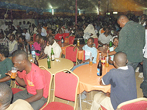 Expo goers quenching thirsty   The New Times / Andrew Israel Kazibwe.