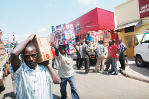 Traders in Kigali city. The New Times / File.