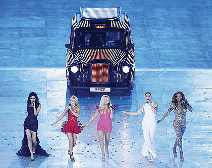 The Spice Girls were performing as a quintet for what is thought to be the last time.