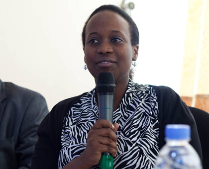 Louise Kanyonga, the chief registrar at RDB.  The New Times / Timothy Kisambira.