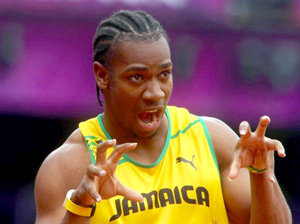 Blake was second best to his friend and training partner Usain Bolt in both the 100m and 200m at the Olympics. Net photo.