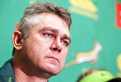 South Africa coach Heyneke Meyer. Net photo.