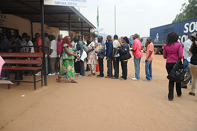 Improved operations at the countryu2019s borders has seen an upturn in fortunes among traders. The New Times / File.