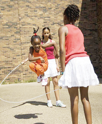 Outdoor games are good for children.  Net photo.