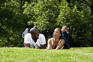 Some men just enjoy the company of female friends . Net photo.