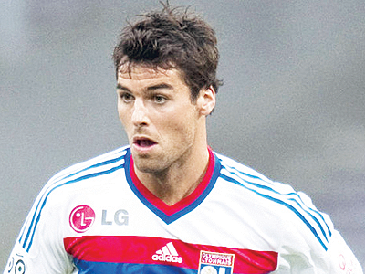 Lyon midfielder Yoann Gourcuff set to return from injury. Net photo.