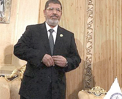 Egyptu2019s president Mohamed Mursi. Net photo