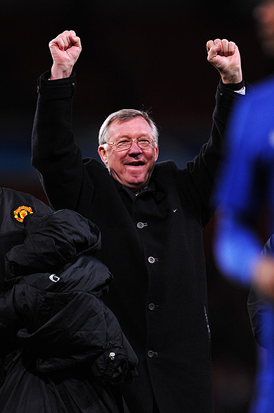 Sir Alex Ferguson will be taking charge of his 1000th league game as Man United manager. Net photo.