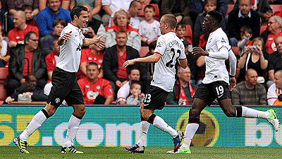 Robin Van Persie secured a last-gasp victory for Manchester United over Southampton. Net photo.