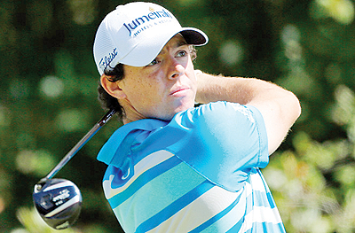 Rory Mcilroy closed with a 4-under 67 to move to first in the FedEx Cup standings with two events remaining. Net photo.