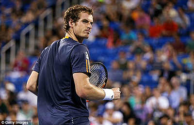 Murray (above) knows Federer's loss may not be his gain. Net photo.