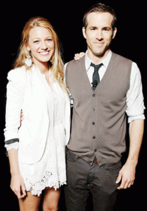 Blake Lively and Ryan Reynolds. Net photo.