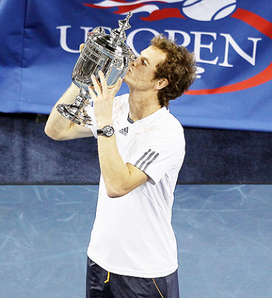 In his fifth appearance in a major final, Andy Murray broke through with a thrilling 7-6 (10), 7-5, 2-6, 3-6, 6-2 win over Novak Djokovic, ending Great Britainu2019s 76-year Grand Slam title drought. Net photo.