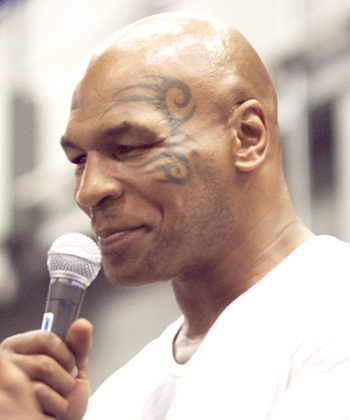 Former heavyweight boxing champion Mike Tyson. Net photo.