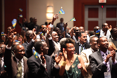 Participants at the Rwanda Day in Chicago last year. The NewTimes / File. 