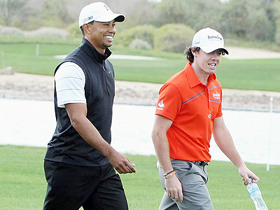 Tiger Woods and Rory McIlroy have been paired together. Net photo.