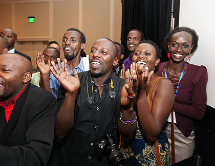 It was all smiles at the Rwanda Day 2012 in Boston, Massachusetts . The New Times / Courtesy.