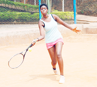 Seed four Gisu00e8le Umumararungu starts her campaign against Chantal Mutuyimana in the first round. The New Times/Robyn Spector.