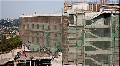 A hotel under construction in Kigali. A meeting in Kenya has called for increased investments in the hotel industry in Africa. The New Times / File.