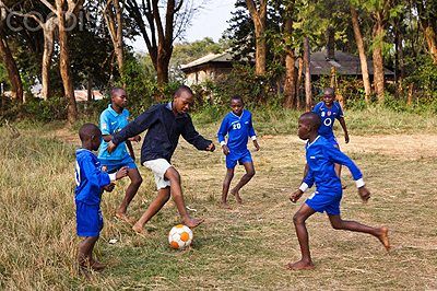 Nothing beats the thrill of playing soccer outdoors. Net photo.