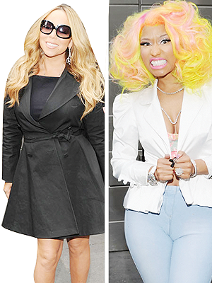 Nicki Minaj threatens Mariah Carey. Net photo.