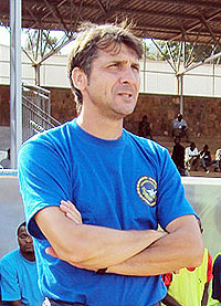 Police head coach Goran Kopunovic.