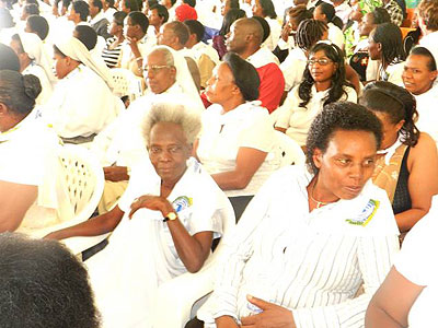 Nurses from Rwamagana School of Nursing and Midwifery. The New Times, S. Rwembeho.