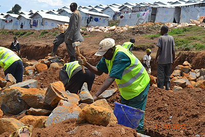 The classrooms are expected to be complete by the ends opf November.  The New Times / JP Bucyensenge.