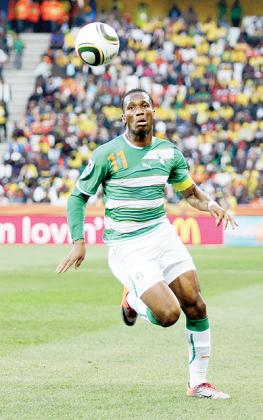 Drogba believes South Africa may be the last-chance saloon for Ivory Coastu2019s ageing players like himself. Net photo.