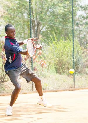 Jean Claude Gasigwa leave for Lusaka today ahead of the Zambia Open which starts today. The New Times/T. Kisambira.