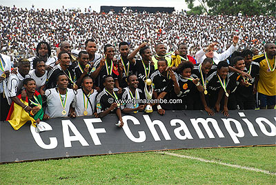 TP Mazembe and Esperance, the two dominant forces in the African Champions. Net photo.