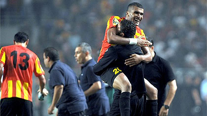 Esperance reached a third consecutive CAF Champions League final after a 1-0 home win over TP Mazembe. Net photo.