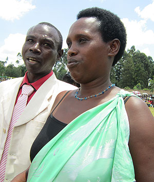 Antoine Bizimana and his wife Marie Madeleine Nzamugurisuka. The New Times / JP Bucyensenge