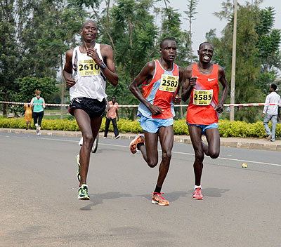 Athletes competing in the Kigali Peace Marathon, the national Athletes are keen to compete in IAAF permitted meeting for Africa in February  The New Times / File.