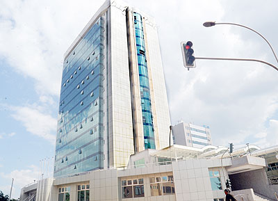 Social Security Plaza  in Kigali. The construction sector is one of the main drivers of growth.  The New Times / File